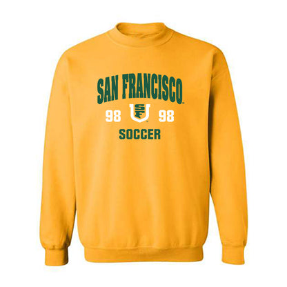 USFCA - NCAA Men's Soccer : David Raphael - Classic Shersey Crewneck Sweatshirt-0