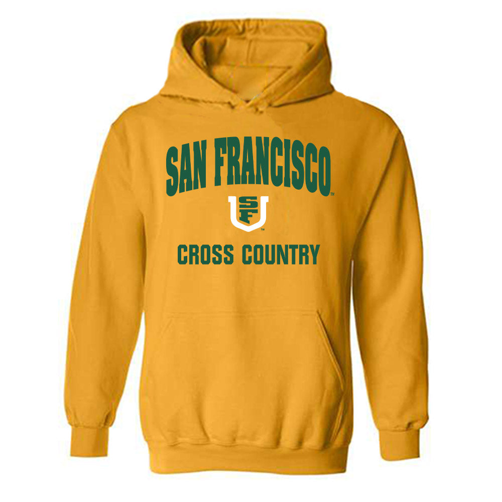 USFCA - NCAA Men's Cross Country : Dylan Souza - Classic Shersey Hooded Sweatshirt-0
