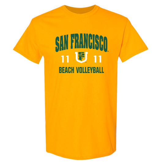 USFCA - NCAA Beach Volleyball : Lucy Speier - Classic Shersey T-Shirt-0