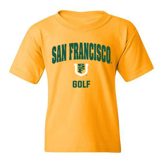 USFCA - NCAA Men's Golf : Henry Styles - Classic Shersey Youth T-Shirt-0