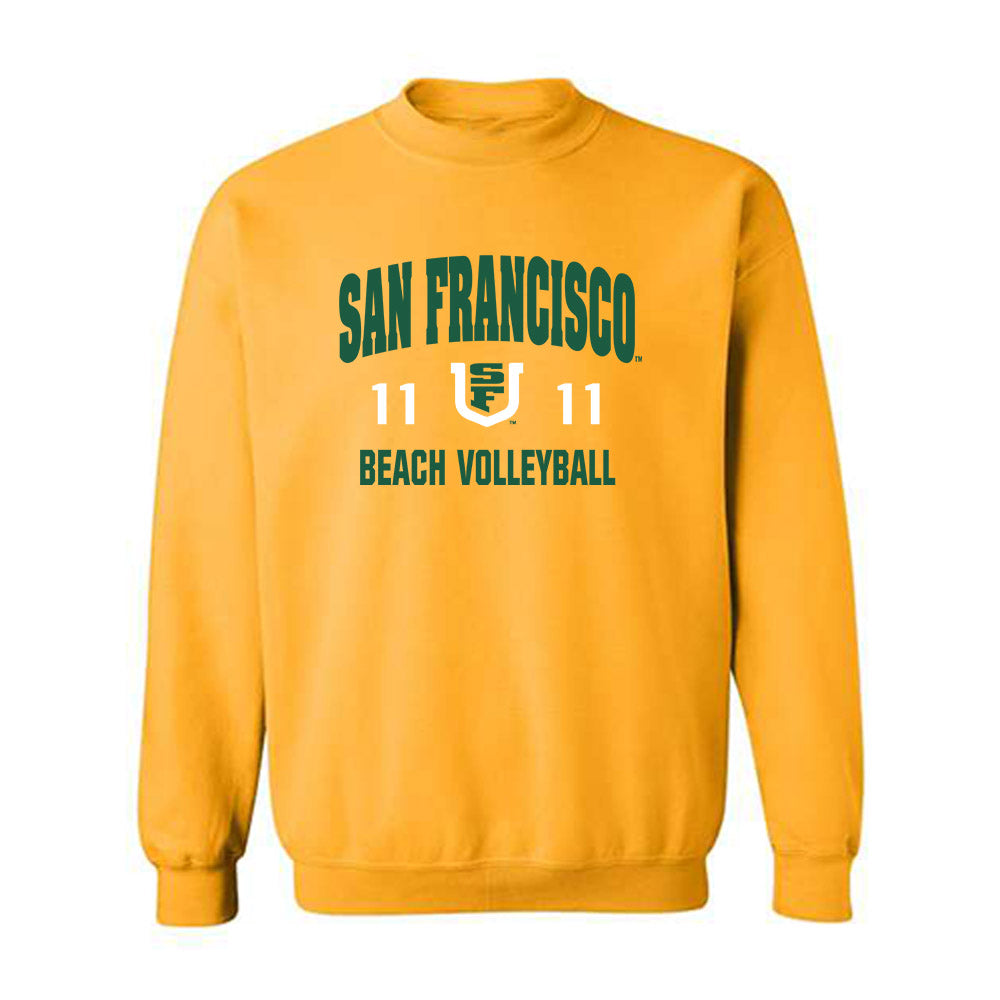 USFCA - NCAA Beach Volleyball : Lucy Speier - Classic Shersey Crewneck Sweatshirt-0