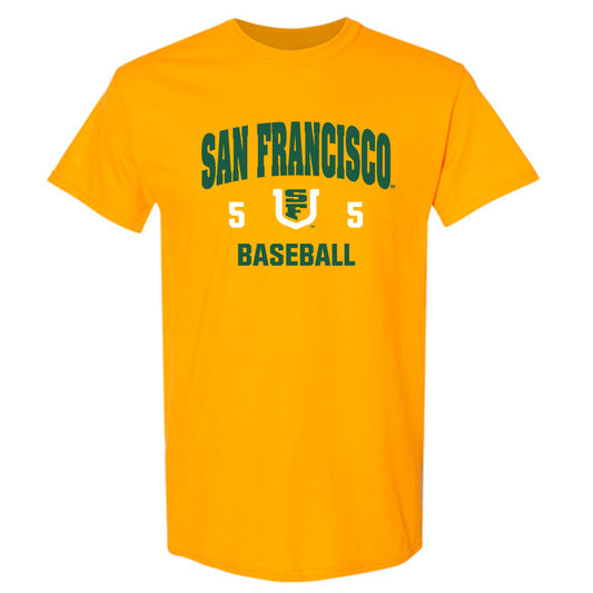 USFCA - NCAA Baseball : Eddison Esquivel - Classic Shersey T-Shirt-0