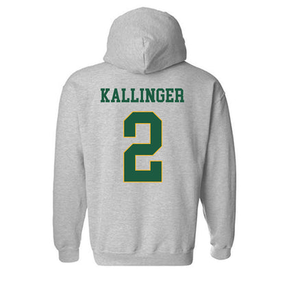 USFCA - NCAA Baseball : Myles Kallinger - Classic Shersey Hooded Sweatshirt-1