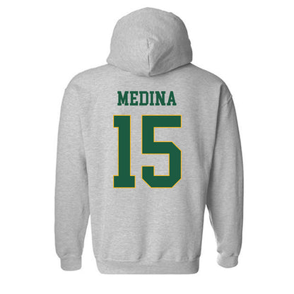USFCA - NCAA Men's Soccer : Adrian Medina - Classic Shersey Hooded Sweatshirt-1