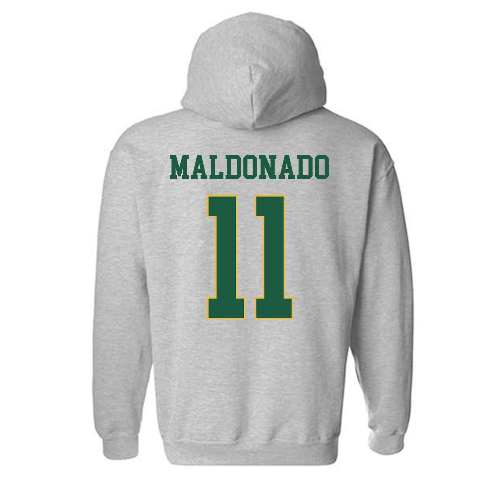 USFCA - NCAA Men's Soccer : Chris Maldonado - Classic Shersey Hooded Sweatshirt-1