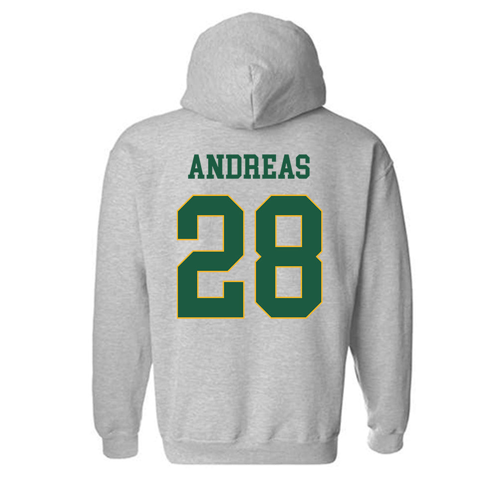 USFCA - NCAA Baseball : Jake Andreas - Classic Shersey Hooded Sweatshirt-1