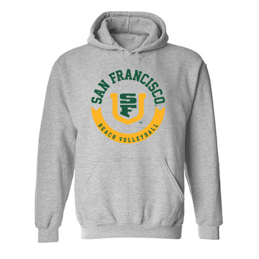 USFCA - NCAA Beach Volleyball : Lucy Speier - Classic Shersey Hooded Sweatshirt-0