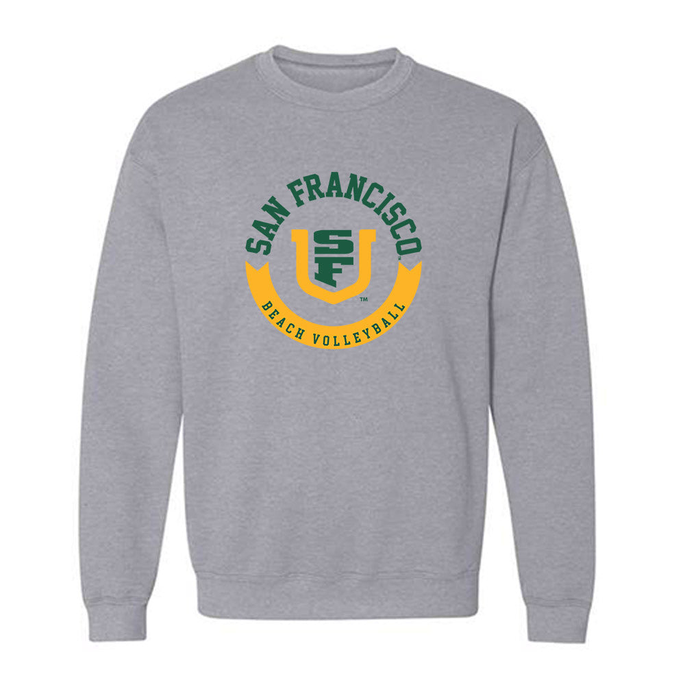 USFCA - NCAA Beach Volleyball : Lucy Speier - Classic Shersey Crewneck Sweatshirt-0