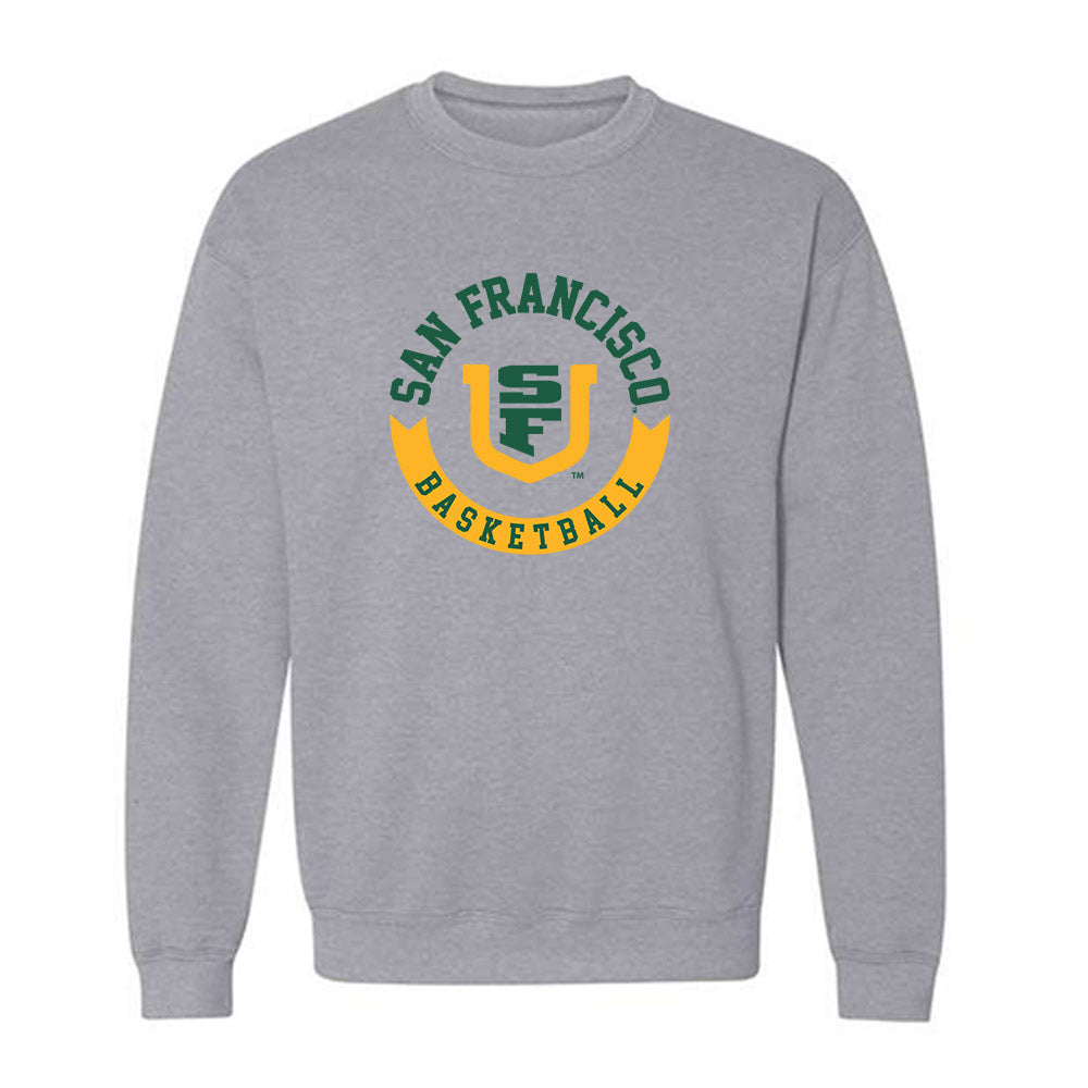 USFCA - NCAA Men's Basketball : Ben Abosi - Classic Shersey Crewneck Sweatshirt-0