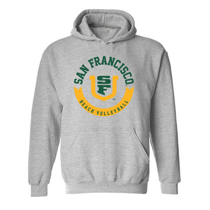 USFCA - NCAA Beach Volleyball : Lucy Speier - Classic Shersey Hooded Sweatshirt-0