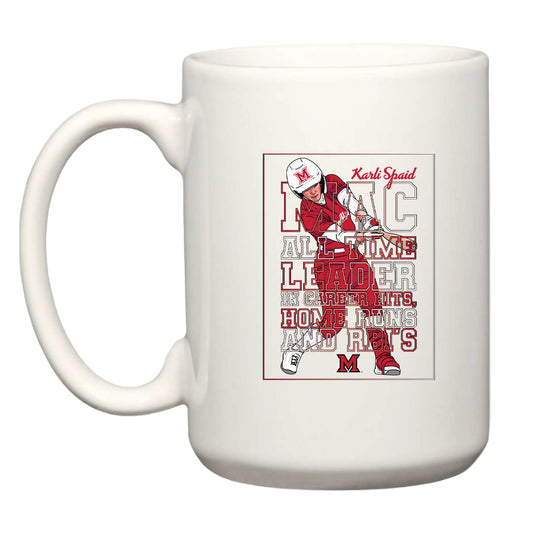 Miami of Ohio - NCAA Softball : Karli Spaid - Individual Caricature Coffee Mug