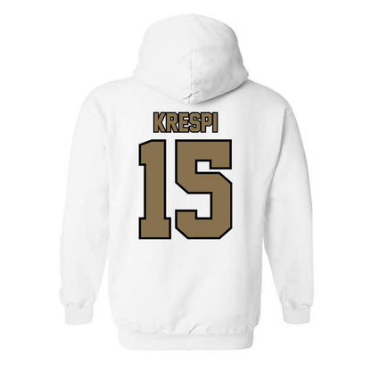 Bryant - NCAA Men's Soccer : Ilay Krespi - Classic Shersey Hooded Sweatshirt-1