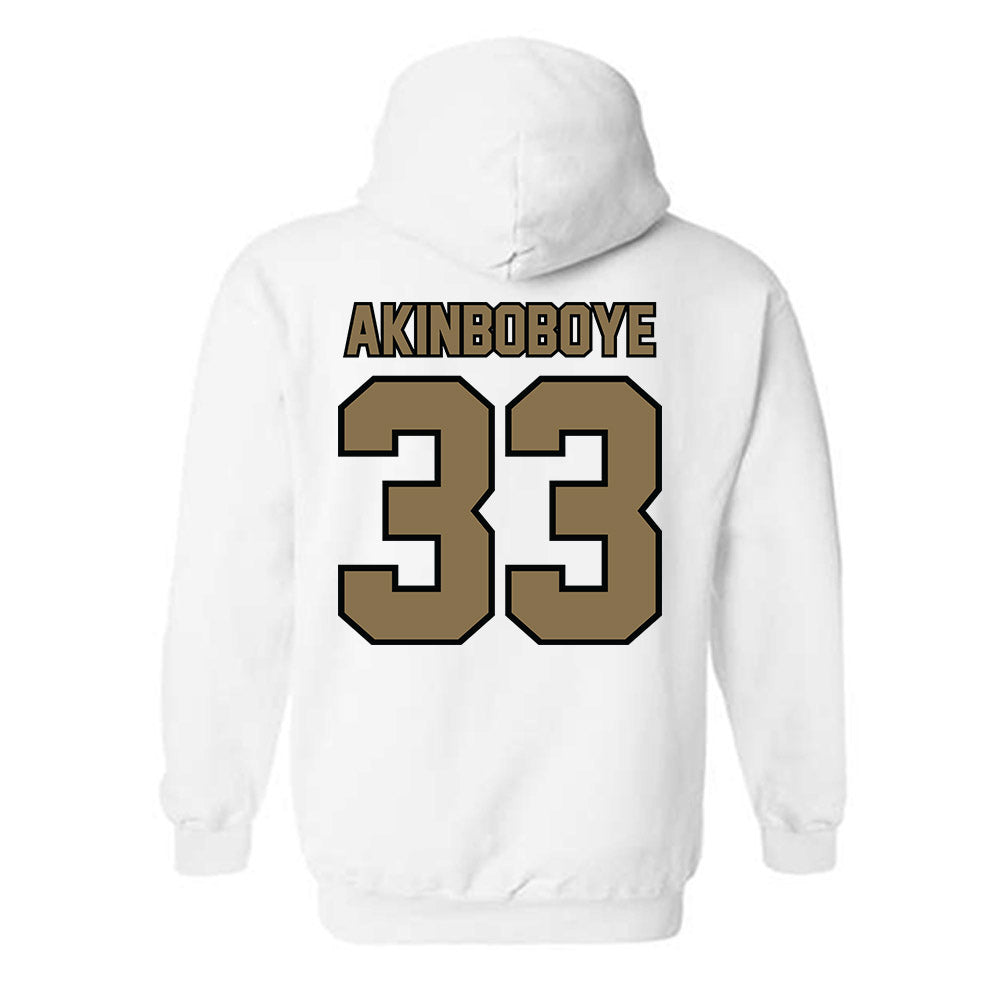 Bryant - NCAA Men's Soccer : Deji Akinboboye - Classic Shersey Hooded Sweatshirt-1