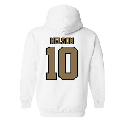 Bryant - NCAA Women's Basketball : Rose Nelson - Classic Shersey Hooded Sweatshirt-1