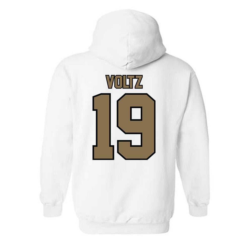 Bryant - NCAA Women's Volleyball : Maeve Voltz - Classic Shersey Hooded Sweatshirt-1