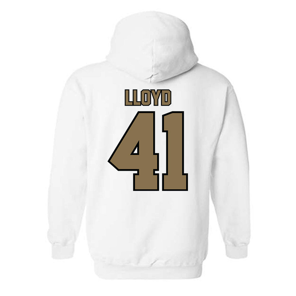 Bryant - NCAA Men's Lacrosse : Kijana Lloyd - Classic Shersey Hooded Sweatshirt-1