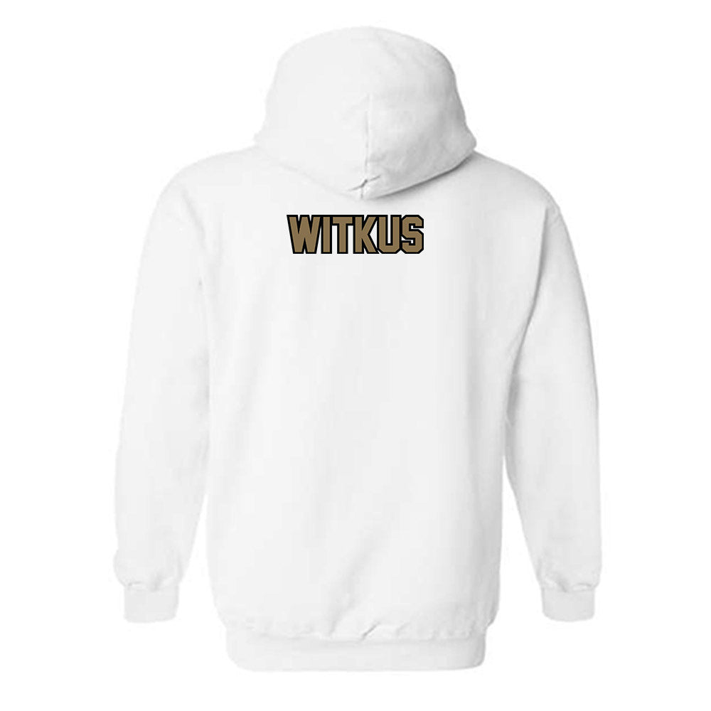 Bryant - NCAA Women's Swimming & Diving : Amanda Witkus - Classic Shersey Hooded Sweatshirt-1