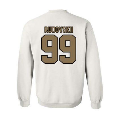 Bryant - NCAA Men's Basketball : Tim Rudovskii - Classic Shersey Crewneck Sweatshirt-1