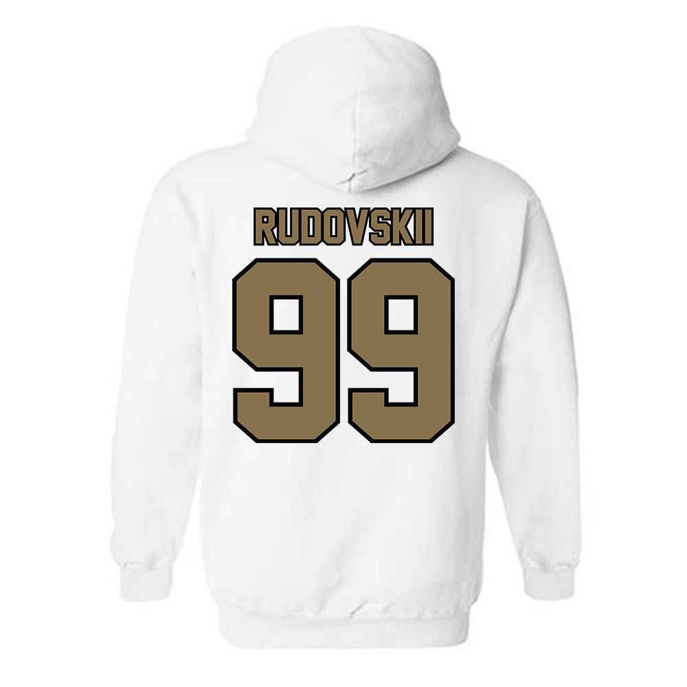 Bryant - NCAA Men's Basketball : Tim Rudovskii - Classic Shersey Hooded Sweatshirt-1