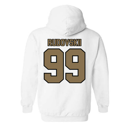 Bryant - NCAA Men's Basketball : Tim Rudovskii - Classic Shersey Hooded Sweatshirt-1