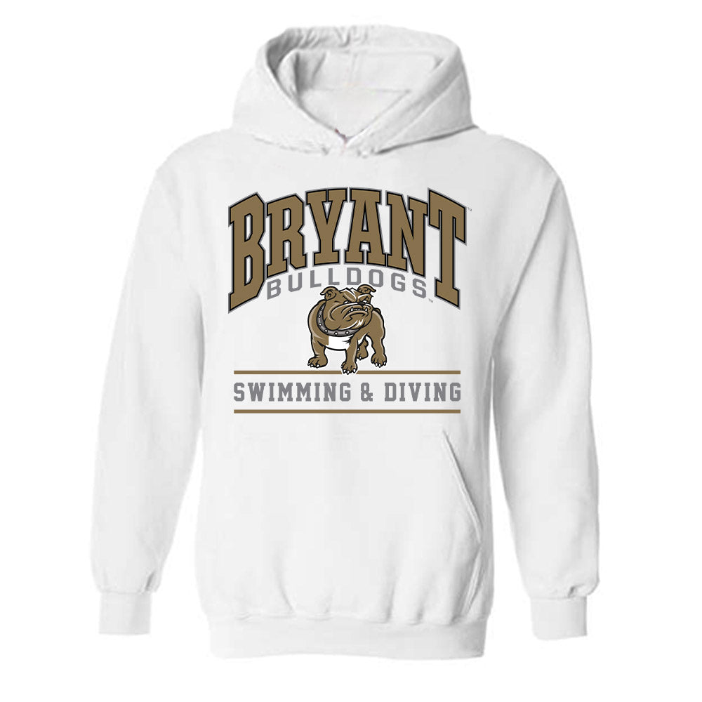 Bryant - NCAA Women's Swimming & Diving : Megan Diamond - Classic Shersey Hooded Sweatshirt-0