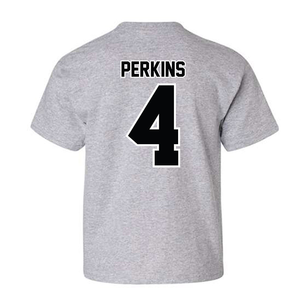 Bryant - NCAA Football : Brandon Perkins - Classic Shersey Youth T-Shirt-1
