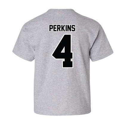 Bryant - NCAA Football : Brandon Perkins - Classic Shersey Youth T-Shirt-1