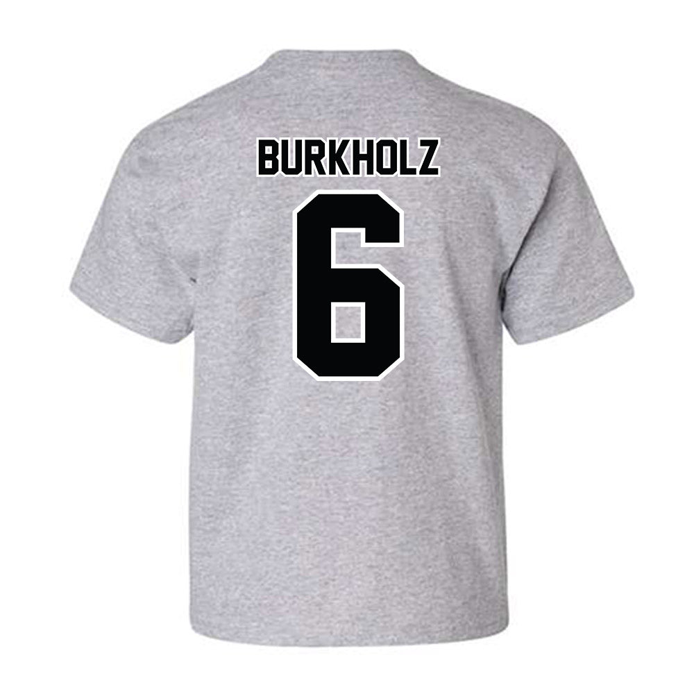 Bryant - NCAA Baseball : Max Burkholz - Classic Shersey Youth T-Shirt-1
