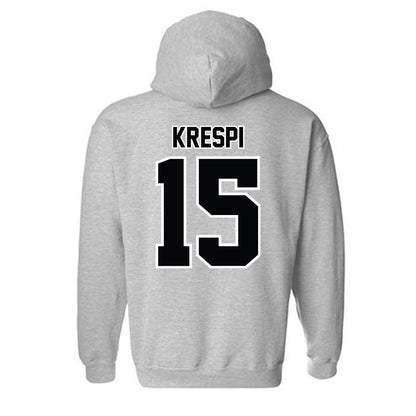 Bryant - NCAA Men's Soccer : Ilay Krespi - Classic Shersey Hooded Sweatshirt-1