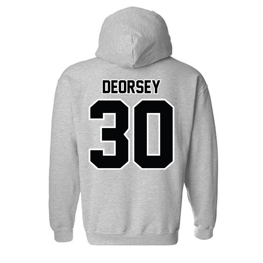Bryant - NCAA Men's Basketball : Michael DeOrsey - Classic Shersey Hooded Sweatshirt-1