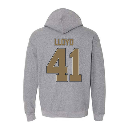 Bryant - NCAA Men's Lacrosse : Kijana Lloyd - Classic Shersey Hooded Sweatshirt-1