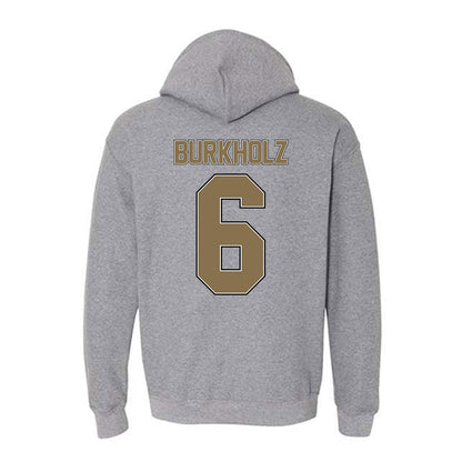 Bryant - NCAA Baseball : Max Burkholz - Classic Shersey Hooded Sweatshirt-1