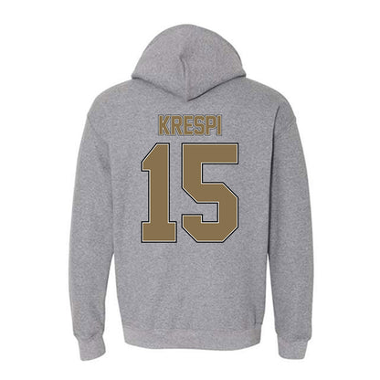 Bryant - NCAA Men's Soccer : Ilay Krespi - Classic Shersey Hooded Sweatshirt-1