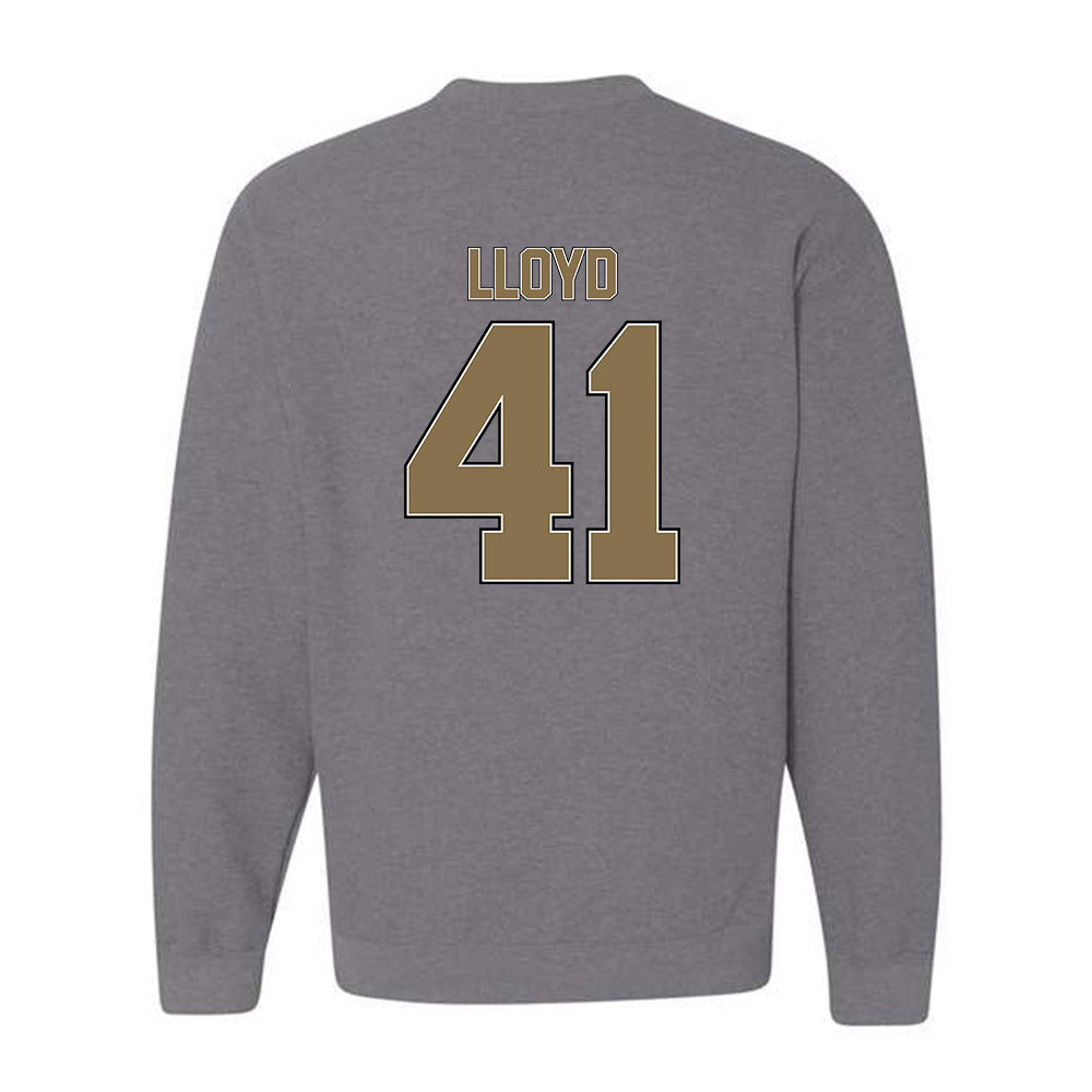 Bryant - NCAA Men's Lacrosse : Kijana Lloyd - Classic Shersey Crewneck Sweatshirt-1