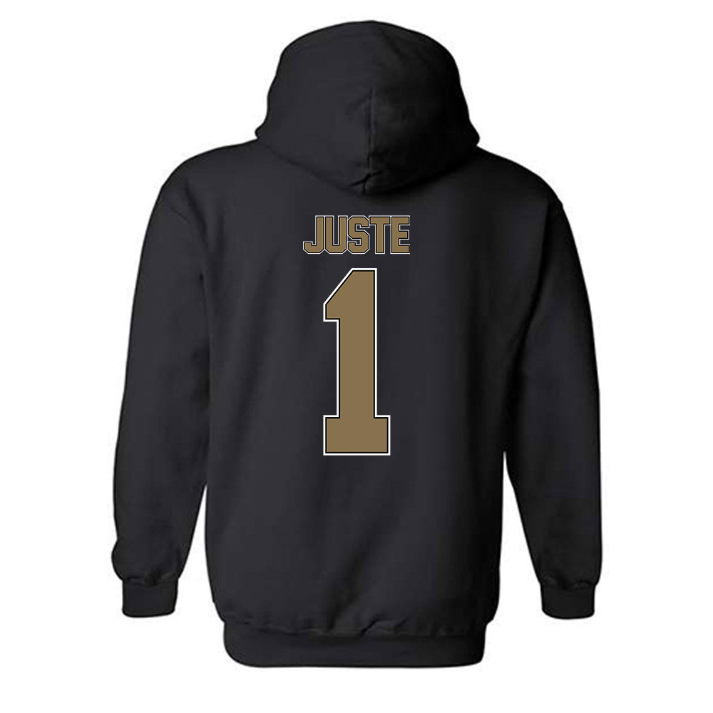 Bryant - NCAA Football : Azarel Juste - Classic Shersey Hooded Sweatshirt-1
