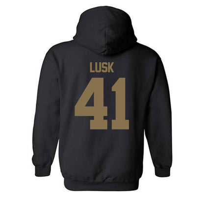 Bryant - NCAA Football : Drake Lusk - Classic Fashion Shersey Hooded Sweatshirt-1