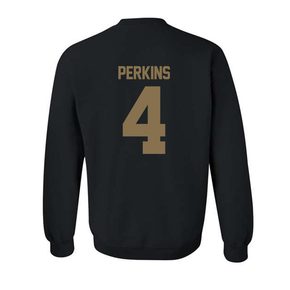 Bryant - NCAA Football : Brandon Perkins - Classic Fashion Shersey Crewneck Sweatshirt-1
