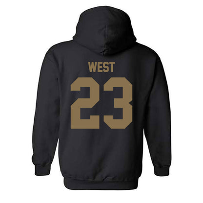 Bryant - NCAA Softball : Alissa West - Classic Fashion Shersey Hooded Sweatshirt-1