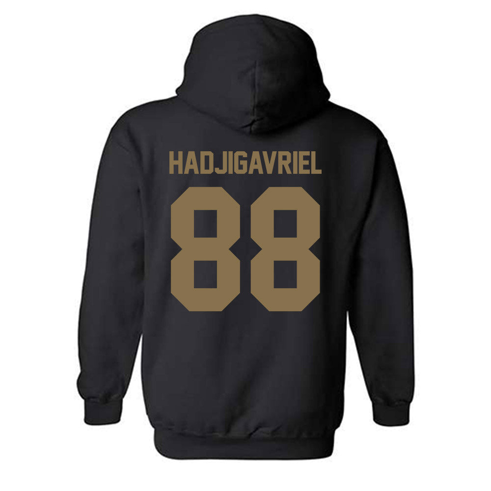 Bryant - NCAA Men's Soccer : Antreas Hadjigavriel - Classic Fashion Shersey Hooded Sweatshirt