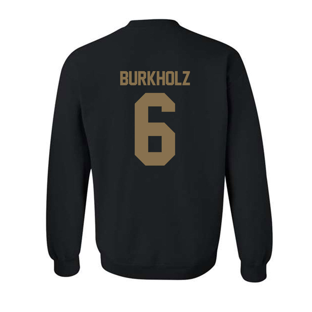 Bryant - NCAA Baseball : Max Burkholz - Classic Fashion Shersey Crewneck Sweatshirt-1
