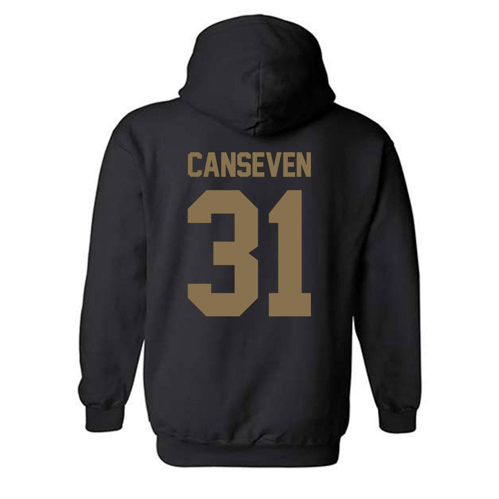 Bryant - NCAA Women's Soccer : Emily Canseven - Classic Fashion Shersey Hooded Sweatshirt-1