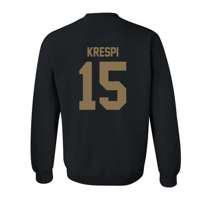 Bryant - NCAA Men's Soccer : Ilay Krespi - Classic Fashion Shersey Crewneck Sweatshirt-1