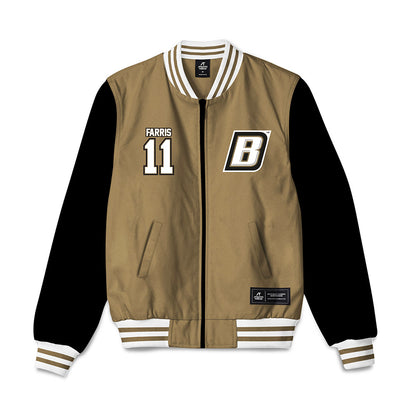 Bryant - NCAA Men's Basketball : Kam Farris - Bomber Jacket