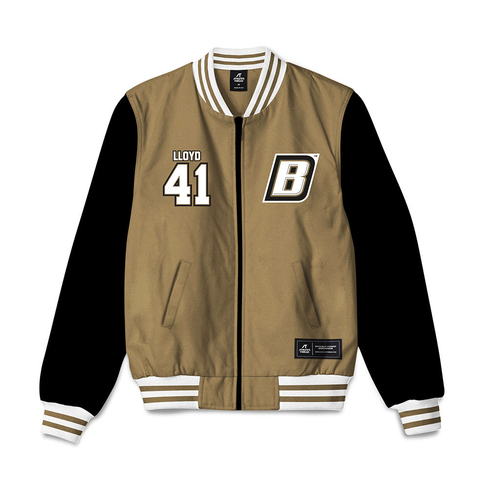 Bryant - NCAA Men's Lacrosse : Kijana Lloyd - Bomber Jacket-0