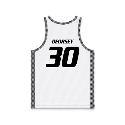 Bryant - NCAA Men's Basketball : Michael DeOrsey - White Basketball Jersey-1