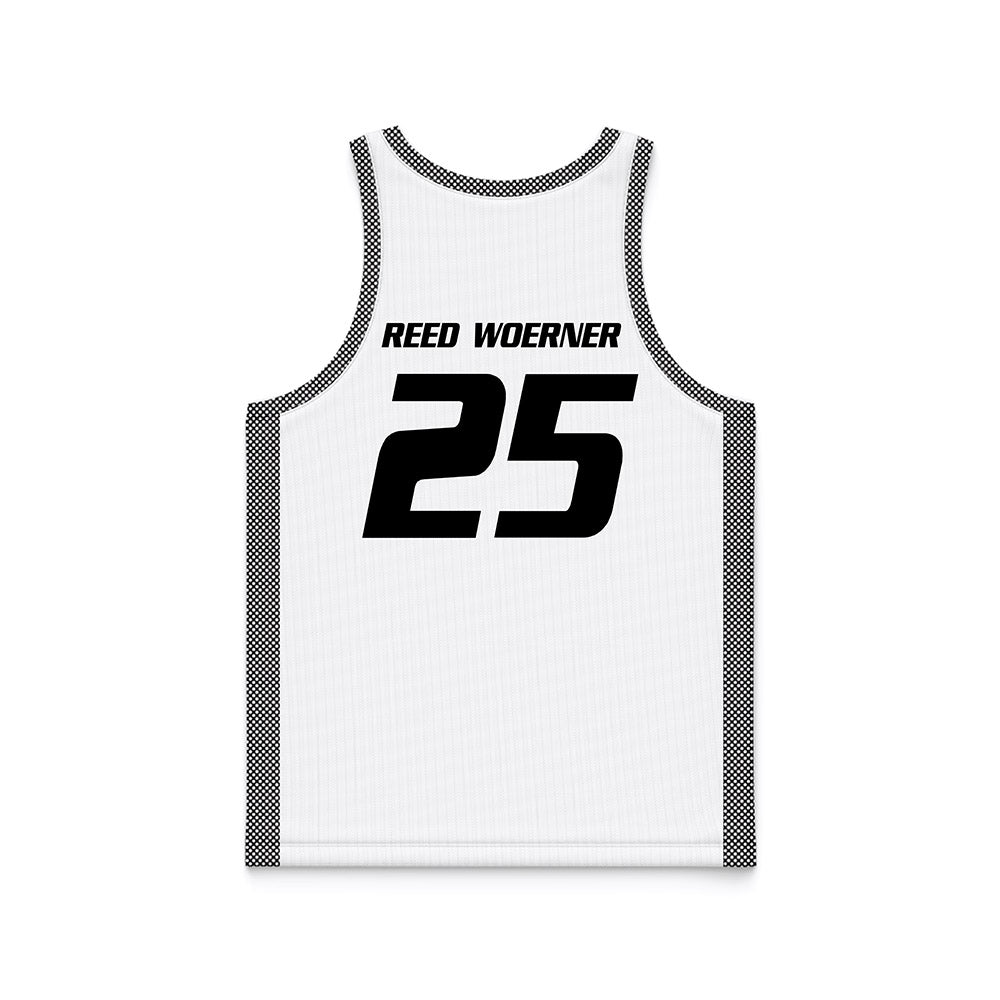 Bryant - NCAA Men's Basketball : Reed Woerner Reed Woerner - White Basketball Jersey-1