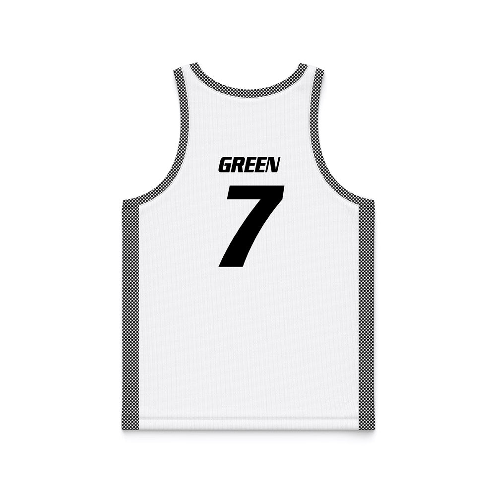 Bryant - NCAA Men's Basketball : Joseph Green - White Basketball Jersey-1
