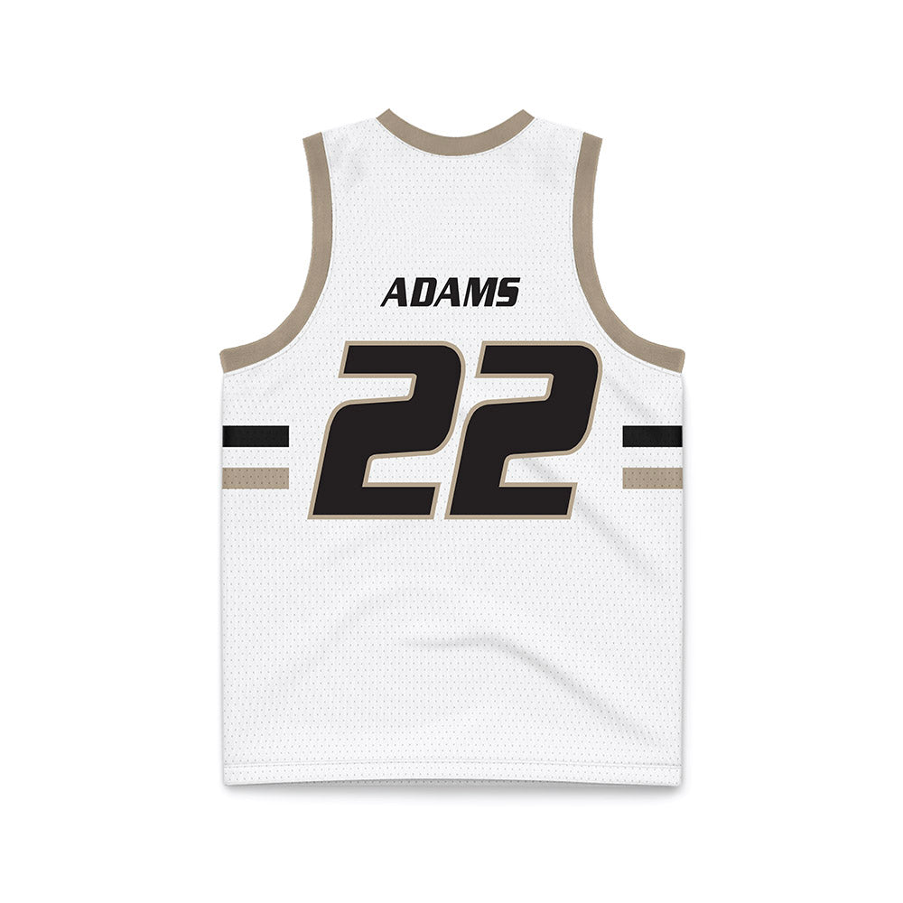 Bryant - NCAA Women's Basketball : Izzy Adams - White Basketball Jersey-1