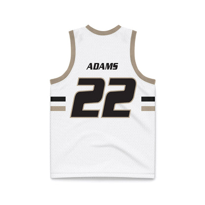 Bryant - NCAA Women's Basketball : Izzy Adams - White Basketball Jersey-1