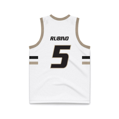 Bryant - NCAA Women's Basketball : Mimi Rubino - White Basketball Jersey-1